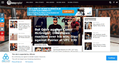 Desktop Screenshot of mmaprophet.com